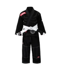 Combat Corner Kids BJJ GI -v6 - FREE WHITE BELT 27 Combat Corner Kids BJJ GI -v6 - FREE WHITE BELT -Boxing Martial Arts Shop kids youthv6.1 bjj gi 2020 update black front