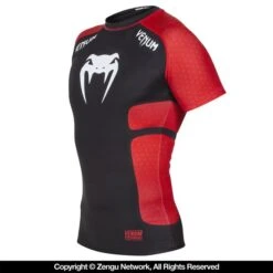 Venum "Absolute" Short-Sleeve Compression Shirt (Black/Red) -Boxing Martial Arts Shop ma cl 8081.html 114
