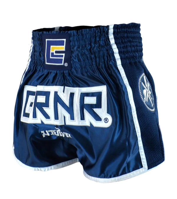 Combat Corner Navy CRNR Muay Thai Shorts