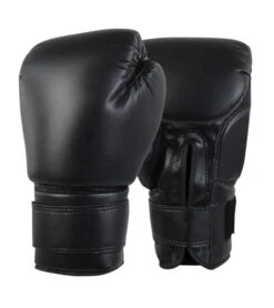 Combat Corner Recruit No Logo Boxing Gloves Black