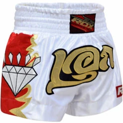Boxing Martial Arts Shop -Boxing Martial Arts Shop rdx diamond satin muay thai shorts 151