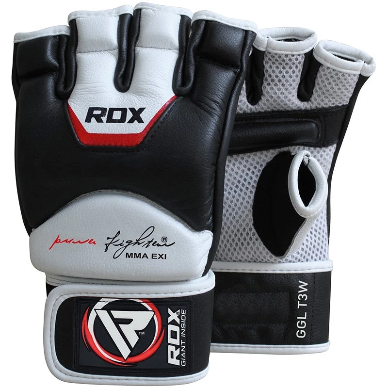 RDX SPORTS RDX T3 LEATHER MMA GRAPPLING GLOVES 4 RDX SPORTS RDX T3 LEATHER MMA GRAPPLING GLOVES - Image 2