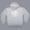 Scramble Brush Logo Hoodie - Grey 2 Scramble Brush Logo Hoodie - Grey -Boxing Martial Arts Shop sc hd 008 1117