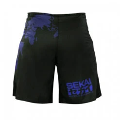 Fuji Sekai 2.0 IBJJF Fight Shorts -Boxing Martial Arts Shop sekai 2.0 ibjjf grappling shorts blue 4