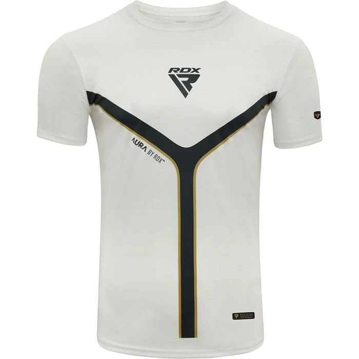 RDX SPORTS RDX T17 AURA SHORT SLEEVE WHITE T-SHIRT 4 RDX SPORTS RDX T17 AURA SHORT SLEEVE WHITE T-SHIRT - Image 2