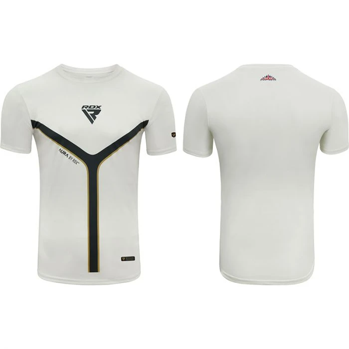 RDX SPORTS RDX T17 AURA SHORT SLEEVE WHITE T-SHIRT 7 RDX SPORTS RDX T17 AURA SHORT SLEEVE WHITE T-SHIRT - Image 5