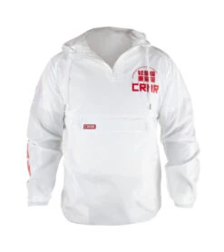 Combat Corner Tech Power Pull Over Windbreaker White