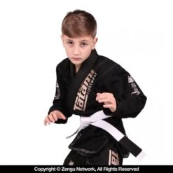 Tatami X Meerkatsu Animal Kids Jiu Jitsu Gi - Black