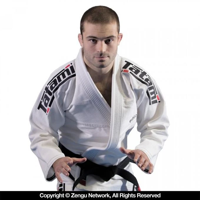 Tatami Estilo 6.0 Jiu Jitsu Gi - White/Black 3 Tatami Estilo 6.0 Jiu Jitsu Gi - White/Black