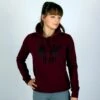 Tatami Kanji Women's Hoodie - Burgundy -Boxing Martial Arts Shop tf hd 022 1209