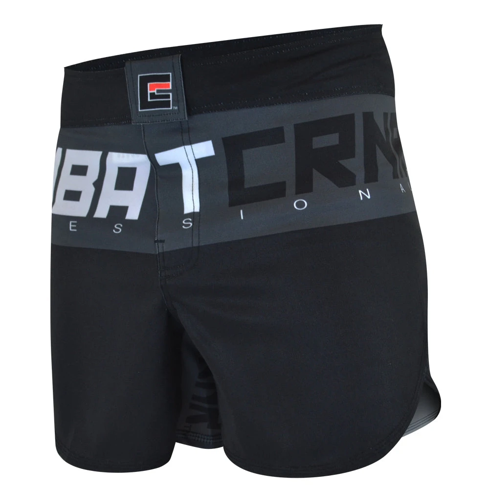 Combat Corner Supreme Hybrid Fight Shorts (Charcoal) 3 Combat Corner Supreme Hybrid Fight Shorts (Charcoal)