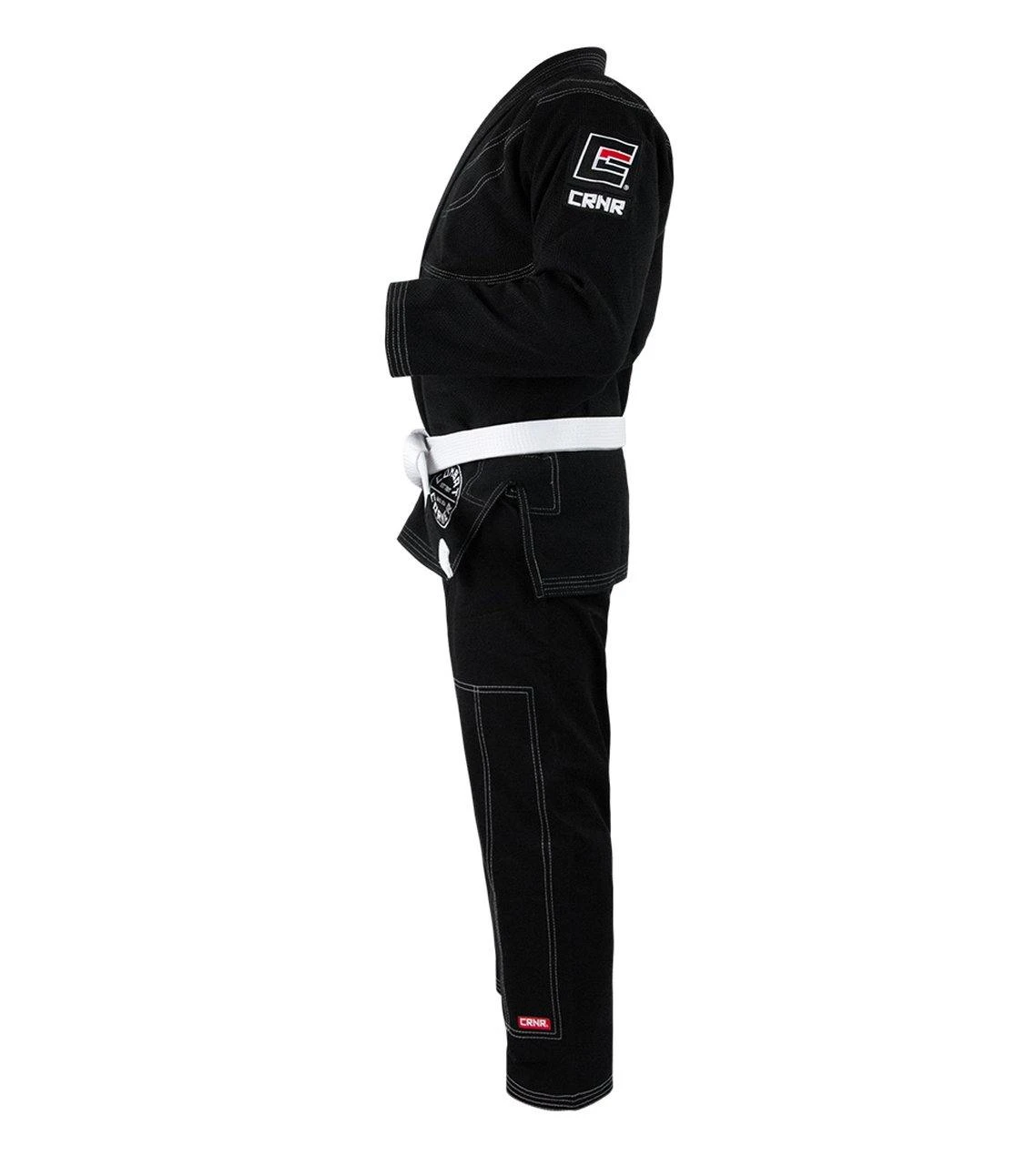 Combat Corner BJJ GI - Black V6 - FREE WHITE BELT 8 Combat Corner BJJ GI - Black V6 - FREE WHITE BELT - Image 6