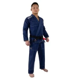 Combat Corner BJJ GI - Navy Blue V6 - FREE WHITE BELT