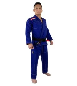 Combat Corner BJJ GI - Royal Blue V6 - FREE WHITE BELT