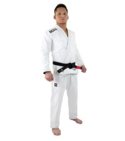 Combat Corner BJJ GI - White V6 - FREE WHITE BELT