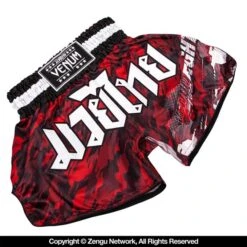 Venum Tecmo Muay Thai Shorts - Red