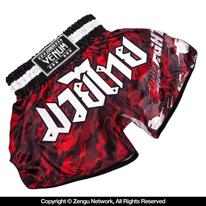 Venum Tecmo Muay Thai Shorts - Red