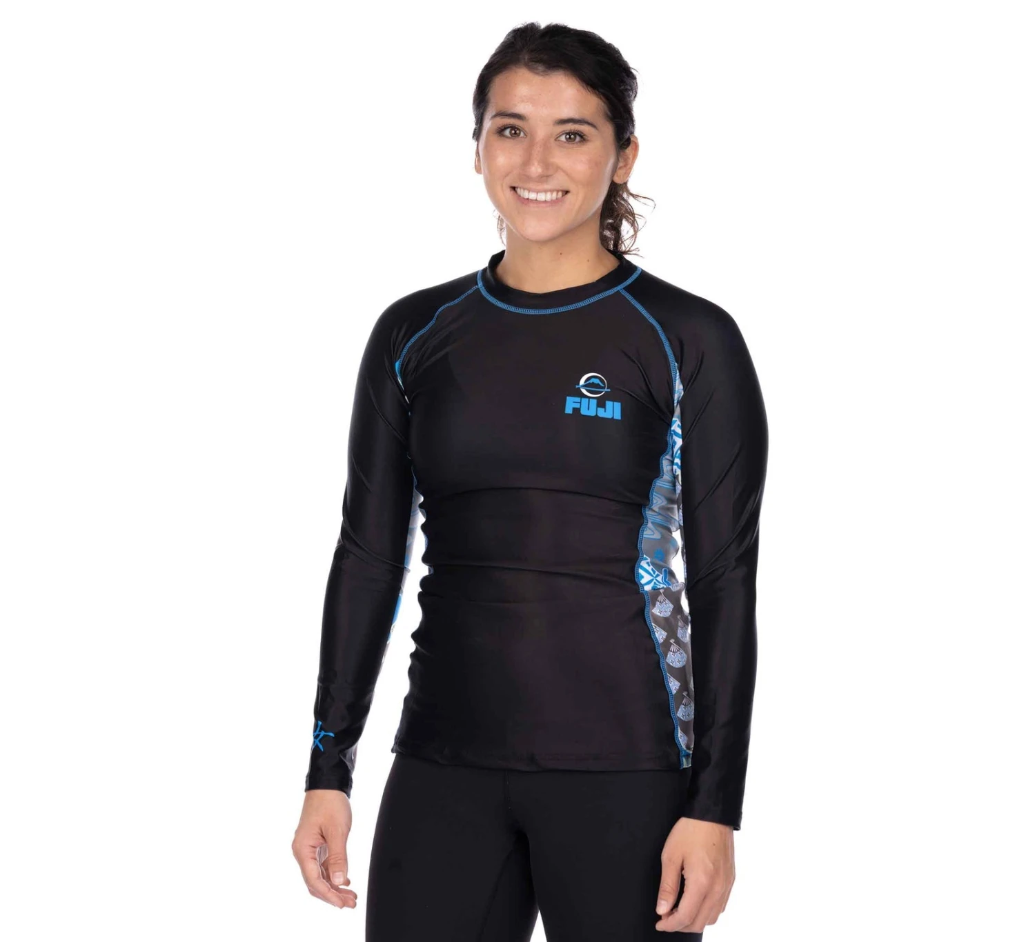 Fuji Kimono Kid's Long Sleeve Rashguard Blue 9 Fuji Kimono Kid's Long Sleeve Rashguard Blue - Image 7