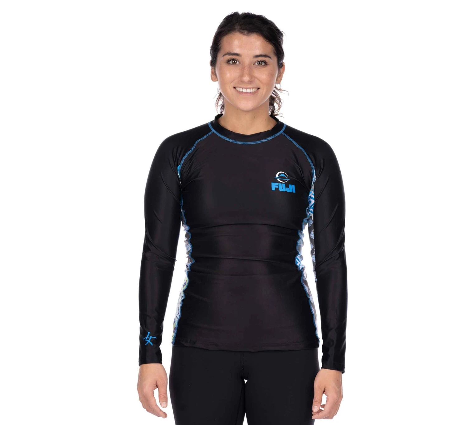 Fuji Kimono Kid's Long Sleeve Rashguard Blue 10 Fuji Kimono Kid's Long Sleeve Rashguard Blue - Image 8