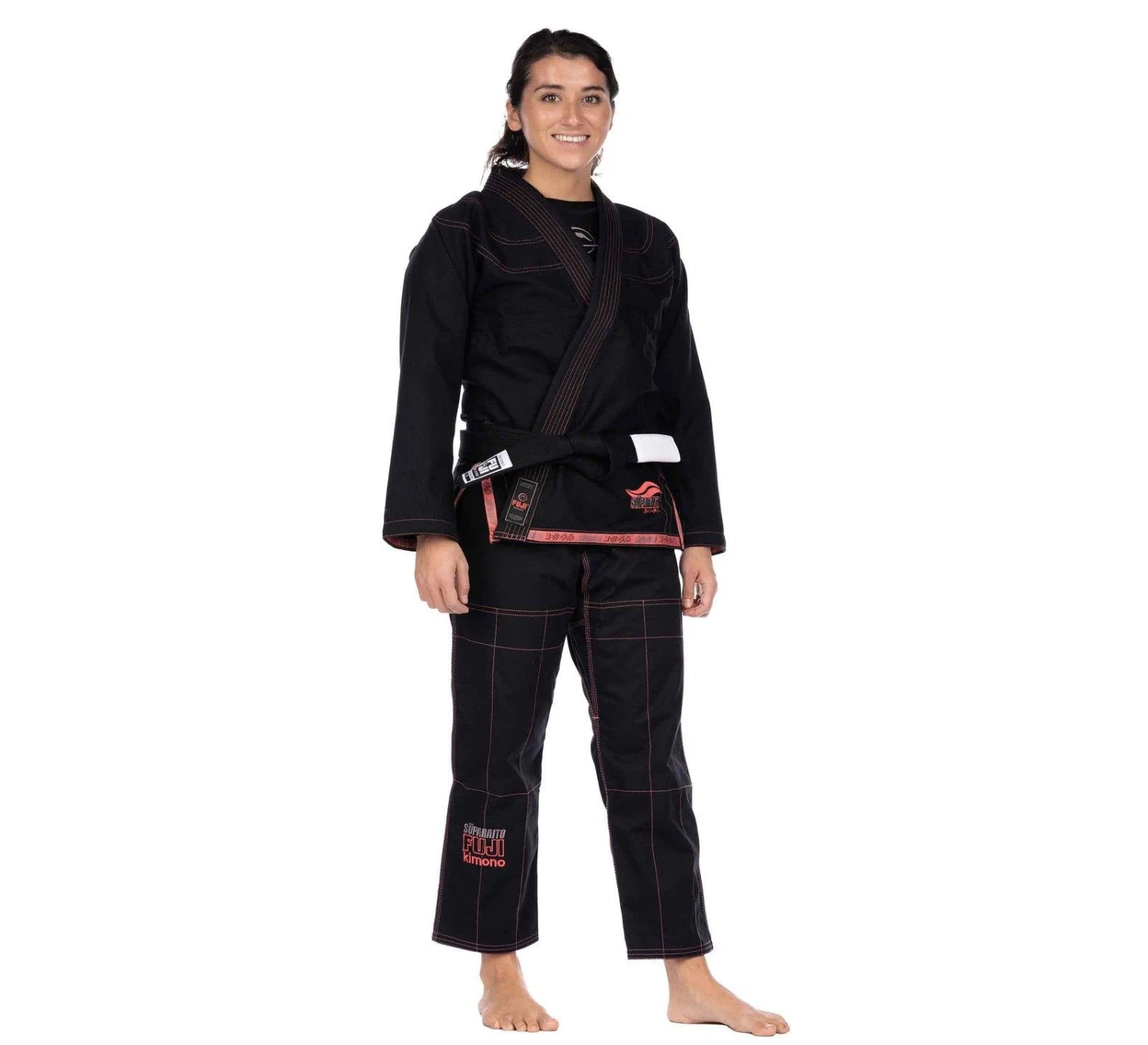 Fuji LIMITED EDITION: Suparaito Women's BJJ Gi Pink 8 Fuji LIMITED EDITION: Suparaito Women's BJJ Gi Pink - Image 6