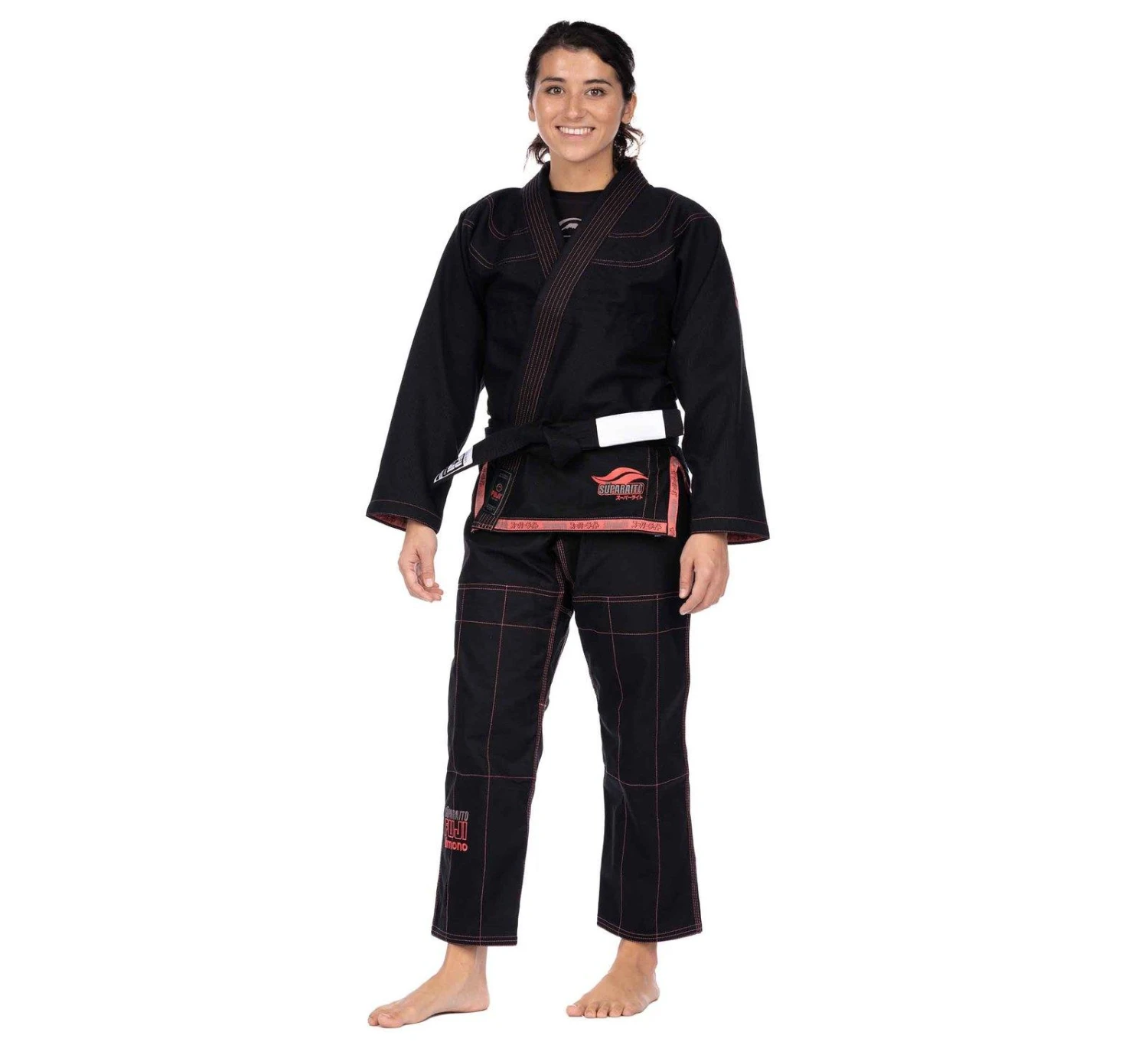 Fuji LIMITED EDITION: Suparaito Women's BJJ Gi Pink 11 Fuji LIMITED EDITION: Suparaito Women's BJJ Gi Pink - Image 9