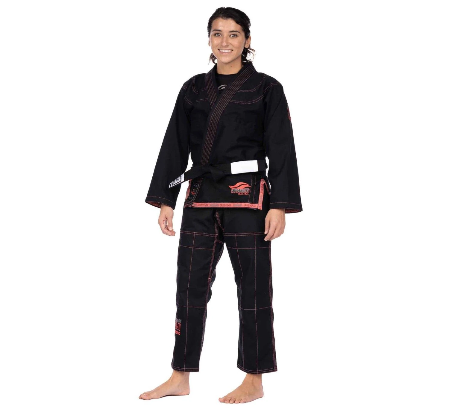 Fuji LIMITED EDITION: Suparaito Women's BJJ Gi Pink 12 Fuji LIMITED EDITION: Suparaito Women's BJJ Gi Pink - Image 10